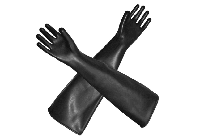 Găng tay cao sua dài 
